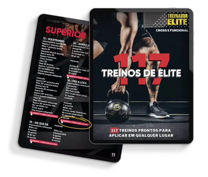 E-book 117 Treinos de Elite e planilha de exercícios